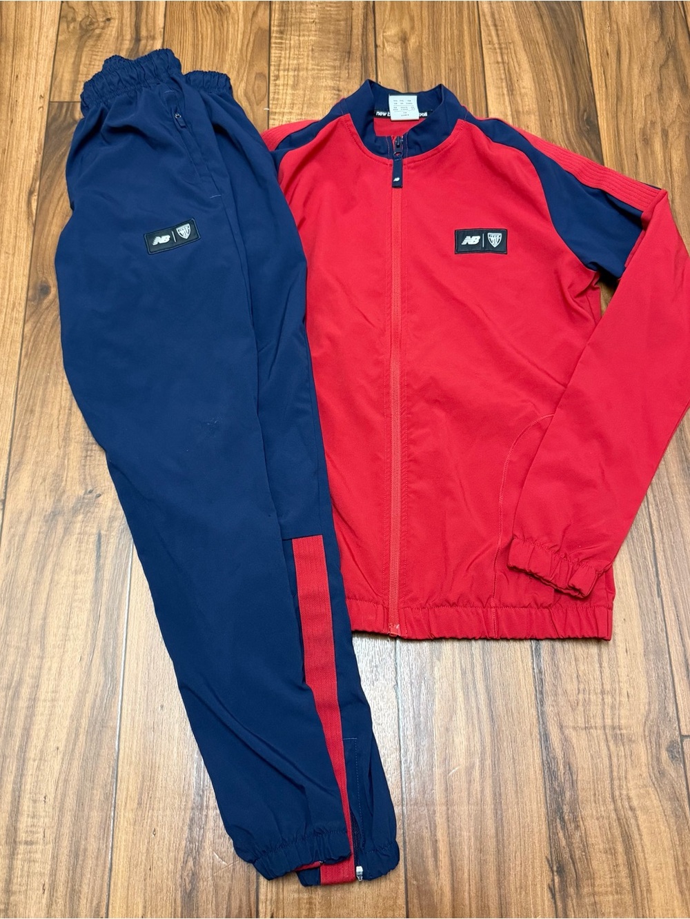 New Balance Athletic Bilbao Soccer Track Suit Jacket & Pants Youth XL YXL